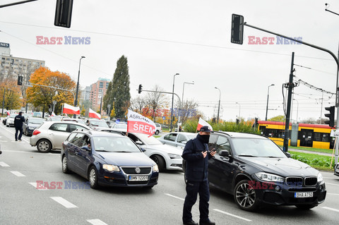 Samochodowy protest Agrounii