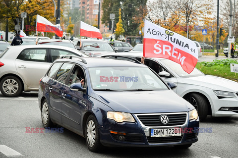 Samochodowy protest Agrounii