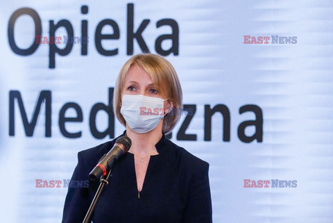 Konferencja ministra zdrowia Adama Niedzielskiego