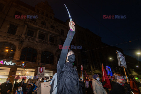 Protest Strajku Kobiet we Wroclawiu