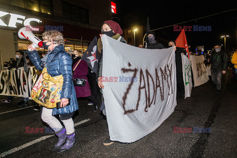 Protest Strajku Kobiet we Wroclawiu