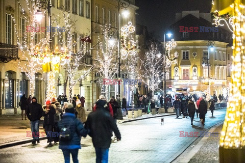 Inauguracja świątecznej iluminacji w Warszawie