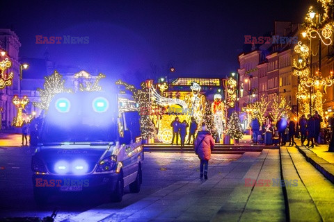 Inauguracja świątecznej iluminacji w Warszawie