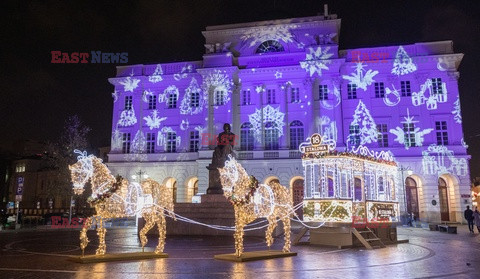 Inauguracja świątecznej iluminacji w Warszawie