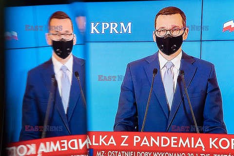 Konferencja prasowa premiera Mateusza Morawieckiego