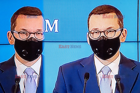 Konferencja prasowa premiera Mateusza Morawieckiego