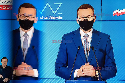 Konferencja prasowa premiera Mateusza Morawieckiego