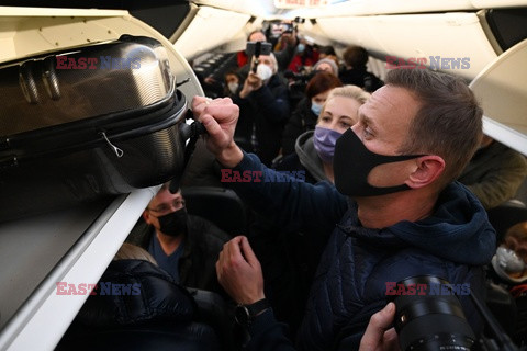 Aleksiej Nawalny zatrzymany na lotnisku w Moskwie