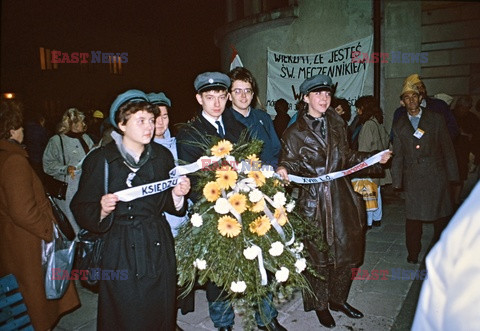 Pogrzeb i żałoba po ks. Popiełuszce