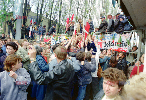 Strajki i demonstracje Solidarności