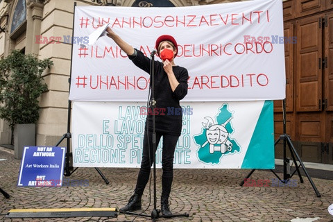 Protest branży rozrywkowej we Włoszech