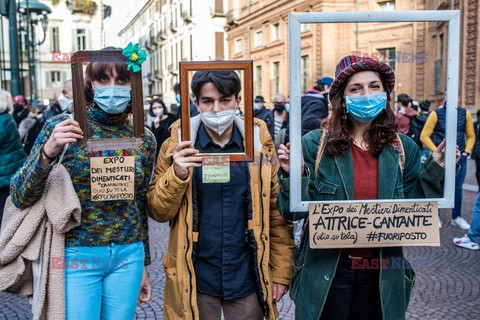 Protest branży rozrywkowej we Włoszech