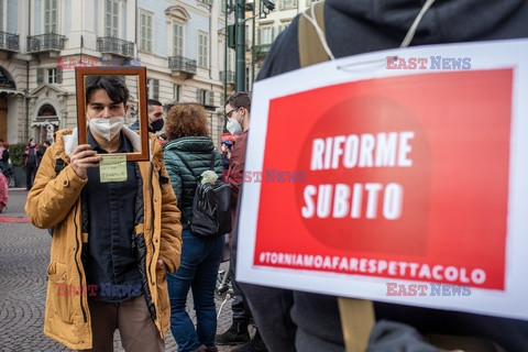 Protest branży rozrywkowej we Włoszech
