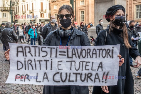 Protest branży rozrywkowej we Włoszech