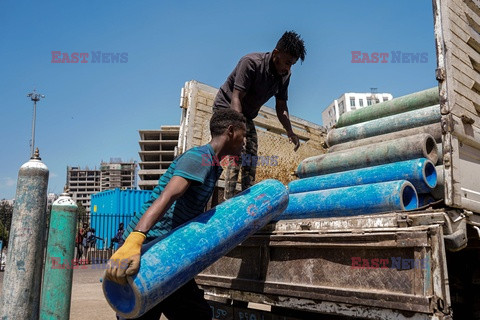 Dostawy tlenu dla Etiopii - AFP