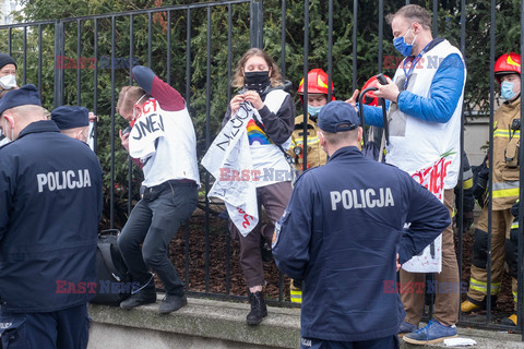 Protesty przeciwko ustawie "Tak dla rodziny, nie dla gender"