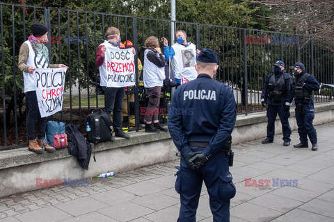 Protesty przeciwko ustawie "Tak dla rodziny, nie dla gender"