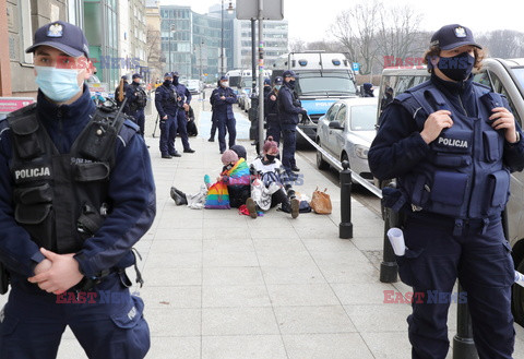 Protesty przeciwko ustawie "Tak dla rodziny, nie dla gender"