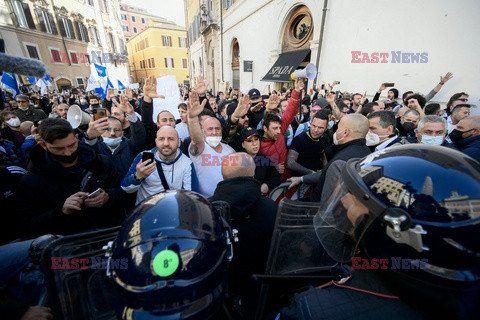 Protest restauratorów w Rzymie