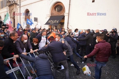 Protest restauratorów w Rzymie