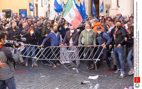 Protest restauratorów w Rzymie