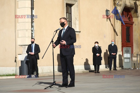 Prezydent Andrzej Duda na Wawelu