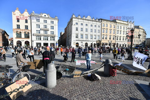 Antypisowski protest w Krakowie