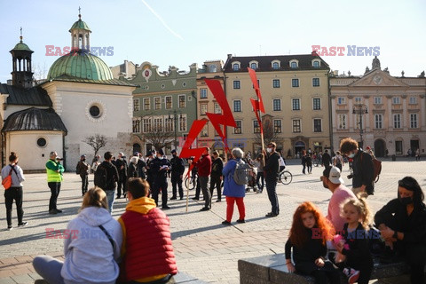 Antypisowski protest w Krakowie