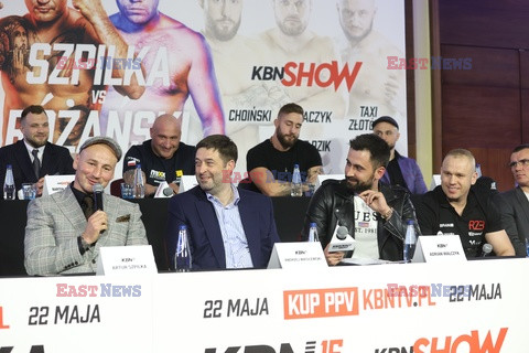 Konferencja prasowa przed Knockout Boxing Night 15