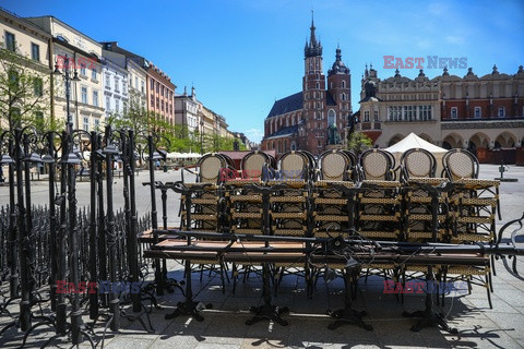 Ogródki kawiarniane szykują się do otwarcia