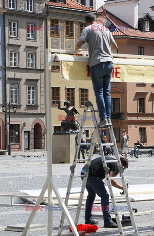 Ogródki kawiarniane szykują się do otwarcia