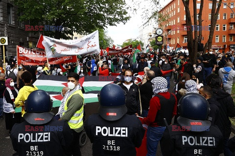 Manifestacje poparcia dla Palestyny