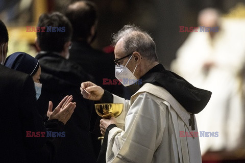 Papież Franciszek odprawiał cotygodniową mszę