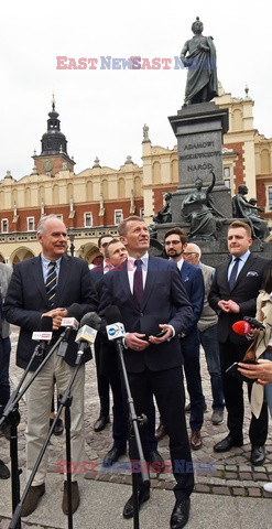 Konferencja Ireneusza Rasia i  Pawła Zalewskiego w Krakowie