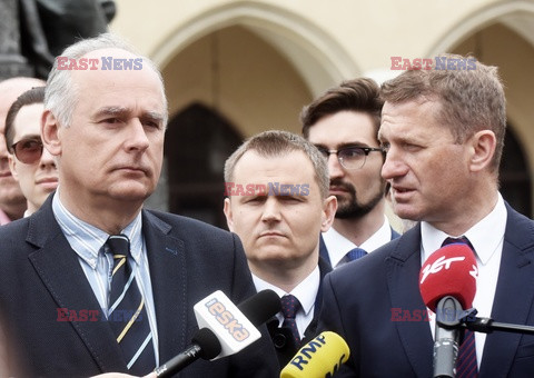 Konferencja Ireneusza Rasia i  Pawła Zalewskiego w Krakowie