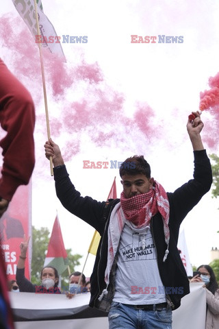 Manifestacje poparcia dla Palestyny