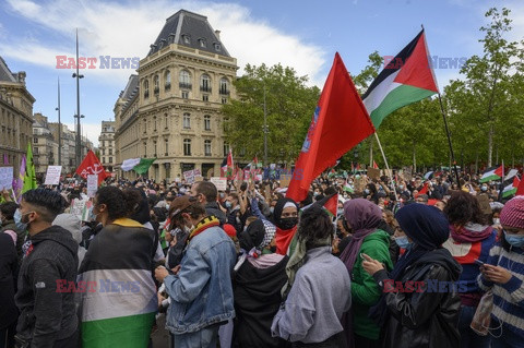 Manifestacje poparcia dla Palestyny