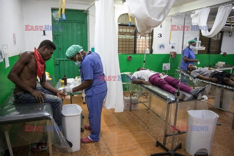 Szpital Lekarzy bez Granic w Haiti - AFP