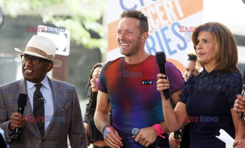 Koncert Coldplay na Rockefeller Plaza