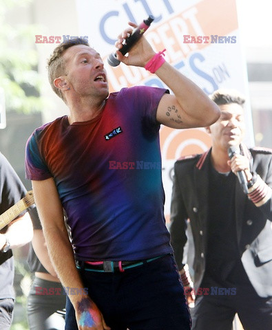 Koncert Coldplay na Rockefeller Plaza