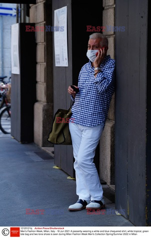 Street fashion na Tygodniu Mody Męskiej w Mediolanie - lato 2022