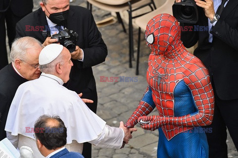 Papież Franciszek spotkał się ze Spider-Manem