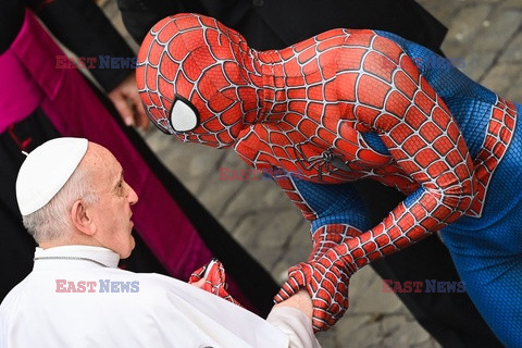 Papież Franciszek spotkał się ze Spider-Manem