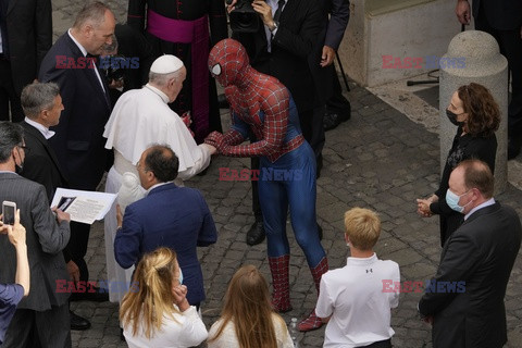 Papież Franciszek spotkał się ze Spider-Manem