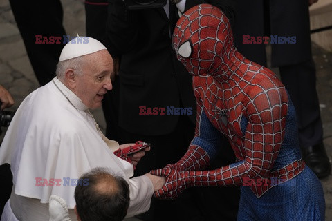 Papież Franciszek spotkał się ze Spider-Manem