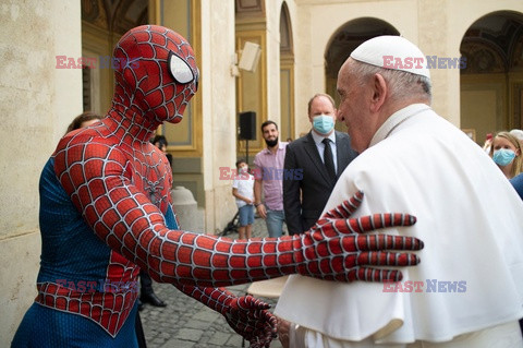 Papież Franciszek spotkał się ze Spider-Manem