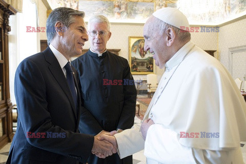 Papież Franciszek spotkał się z Antonym Blinkenem