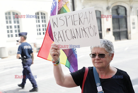 Protest ratowników medycznych