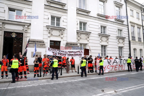 Protest ratowników medycznych