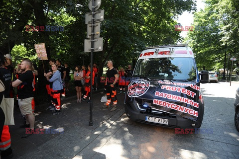 Protest ratowników medycznych